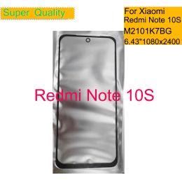 Paneel 10 stks/lot voor Xiaomi Redmi Opmerking 10s Touchscreen Paneel Voorste buitenste glazen lens Opmerking 10S LCD Glas vooraan met OCA -lijmvervanging