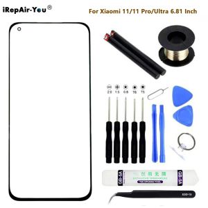 Panneau avant avant en verre extérieur OCA laminée pour Xiaomi 11 Ultra Mi 11 Pro 6.81 