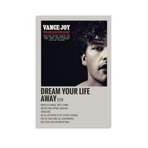 Pósteres colgantes en Panel, póster Vertical del álbum Dream Your Life, Vance-Joy Singer, póster de música, arte de pared, lienzo, carteles Doth