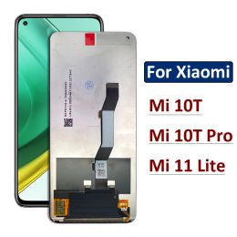 Panneau Nouveau pour Xiaomi MI 10T Pro / Mi 11 Lite 5G Affichage LCD Écran tactile Remplacer l'écran LCD pour Xiaomi MI10T 10T Pro affichage
