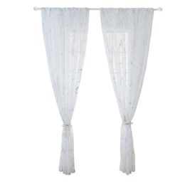 Panneau couvercle transparent en tulle Cortinas Para Quarto Écrans de porte Balconie Bronzing Peton Window Rideaux Rideaux