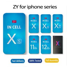 Panel ZY para iPhone 13, 12, 11, 11pro pro max, X, XS, pantalla LCD, montaje de repuesto de digitalizador de pantalla táctil incell LL