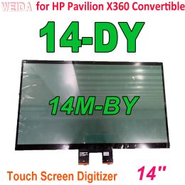 Panneaux 14 '' Touche pour HP Pavilion X360 Convertible 14dy Series ordinateurs ordinateurs portables tactile Numériseur de panneau de verre tactile 14mby