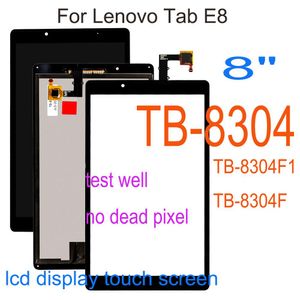 Panelen AAAAAA+ 8 inch voor Lenovo Tab E8 8 TB8304F1 TB8304F TB8304 LCD Display Touch Screen Digitizer Glass Montage TB 8304 LCD