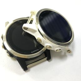 Panneaux pour écran LCD Fenix 5S Sapphire, pièce de rechange, noir/blanc (en option), couvercle avant pour réparation d'écran Garmin Fenix 5S Sapphire