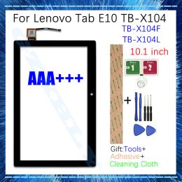 Panelen nieuw 10.1 "X104 Touchscreen voor Lenovo Tab E10 TB X104 X104L X104F Display LCD Outer Front Digitizer Glass Panel Vervanging