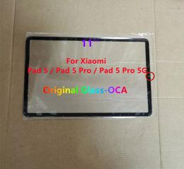 Panelen Nieuw glas + OCA Origineel 11 '' voor Xiaomi Pad 5 / Pad 5 Pro / 5G Xiaomi Mi Pad 5 Touchscreen Voorklep Lens LCD Buitenpaneel