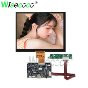 Panneaux WiseCoco pour ordinateur portable Rendatpberge PI 8 pouces LCD 1024 * 768 Écran IPS avec LVDS 40 PINS DRIDING Board