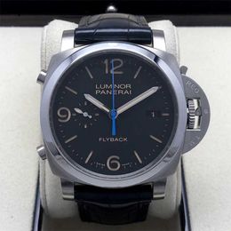 Panerai Luminor Watch Swiss vs Factory Top Quality Automatic 50 Off pour le tournage immédiat d'un ensemble complet de Panahai Chronograph Fly Backreverse Jump Pam00524 Mecha