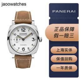 Panerai Watch Luminor Mens Watches PAM00655 Précision en acier matériau 42 mm Blanc Small Three Needle Pearl Automatique mécanique
