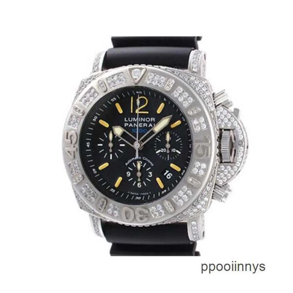 Panerai regarde des montres de bracelet mécaniques automatiques du design italien Luminor Diving Timing Code Table Zirconia PAM00187 G TO75932 NCM1