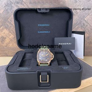 Paneraii Watch Luxury Watch Fashion Polshipes Limited 1000 20 Years PAM00968 Series Automatische heren waterdichte designer roestvrijstalen hoge kwaliteit