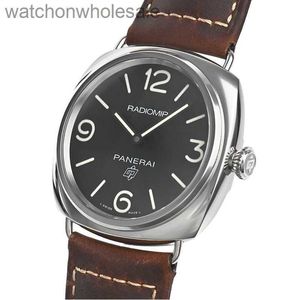 Paneraiiy hoogwaardige automatische horloges mannen luxe echte lederen band voor complete set Panasonic Rademir Series PAM00753 horloges voor mechanische horloges voor heren