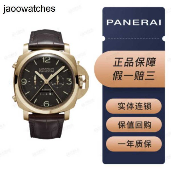 Panerais Watch Mens Watchs Panerais Special Special Edition 18K Rose Gold Manual Mechanical Watch Pam00319 Luxury de seconde main avec un diamètre de 47 mm