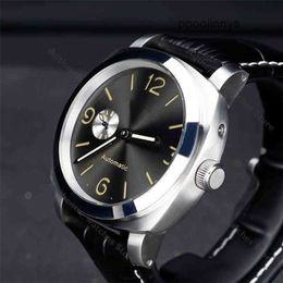 Paneraiss Montres automatiques pour hommes Montre pour hommes Paneraiss Série LUMINOR Bracelet en cuir marron Horloge étanche automatique Montres-bracelets étanches en acier inoxydable