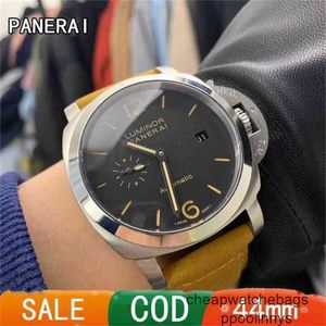 Paneraiss Montres automatiques pour hommes Montre pour hommes Paneraiss Série LUMINOR Pawnable Original 300 m étanche Oem Cod Montres-bracelets étanches en acier inoxydable Automatique