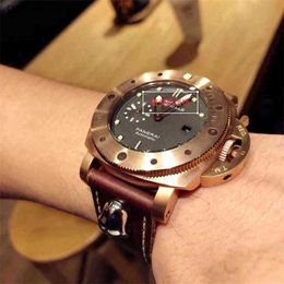 Paneraiss Herenpolshorloges Automatisch Zwitsers horloge Mode Grote wijzerplaat Waterdichte horloges Roestvrij staal Automatisch Hoge kwaliteit WN-1FJW