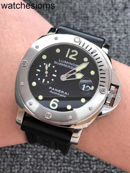 Panerass Relojes de pulsera de moda de lujo Reloj Flash 44 mm Submarino limitado Pam01024 Automático Mecánico Diseñador impermeable para hombres Acero inoxidable