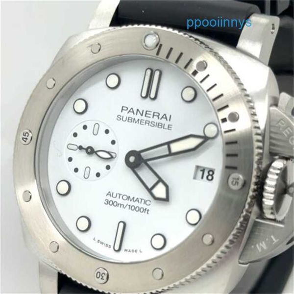 Panerei Luxury montres Luminors Due Series Swiss Made Diving Bianco Automatic 42mm Watch Pam 02223- Brand New!3foc