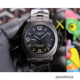 Panerei Luxury Wrist Wrists Sumersibles Watchs Swiss Technology Mouvement automatique Sapphire Mirror Taille 44mm 13 mm 904 Steel Watchband Brand Italie Sport Wrist