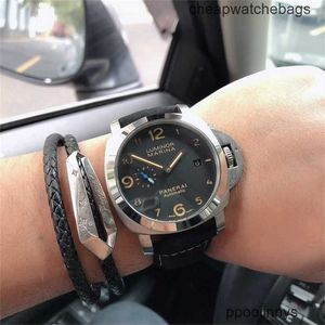 Panerei luxe polshorloges onder waterbassen horloges Zwitserse technologie Zwitserse automatische beweging Sapphire Mirror 44mm geïmporteerd cowhide horlogebandmerk Italië Sport W