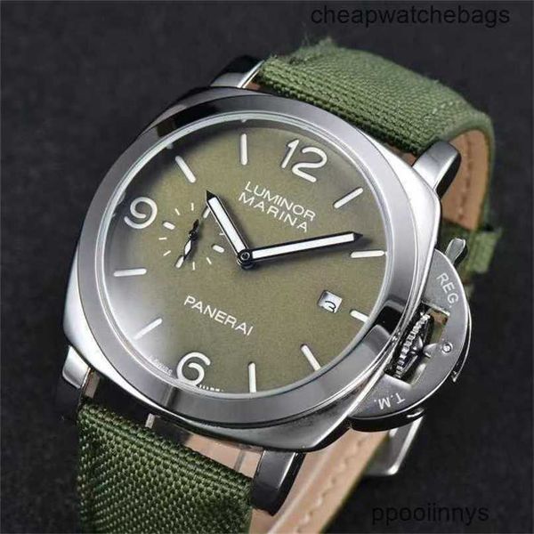 Panerei Luxury Wrist Wrists Sumersibles Watchs Swiss Technology Chronograph Men S Watch Advanced Transparent Machine Leather Marque Italie Sport Wrist Wrists