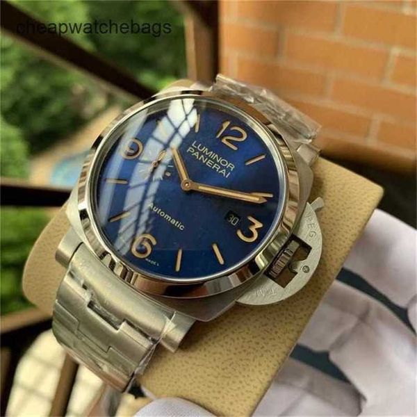 Panerei Luxury Wrist Wrists Sumersibls Watchs Swiss Technology Mouvement automatique Sapphire Mirror Taille 45 mm 904 Steel Watchband Brand Italie Sport W JVNU