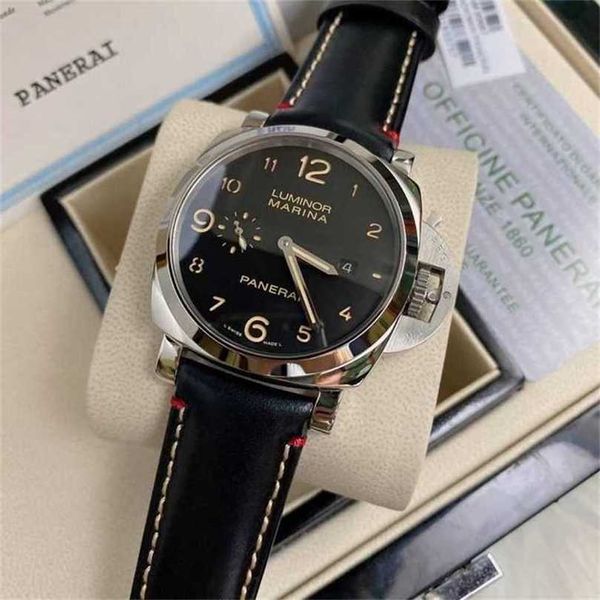 PANEREI Watch submersible Watch Panerei Swiss Watch Sneak Series est incroyable marque Italie Sport Wristwatches Designer en acier inoxydable complet PHWW