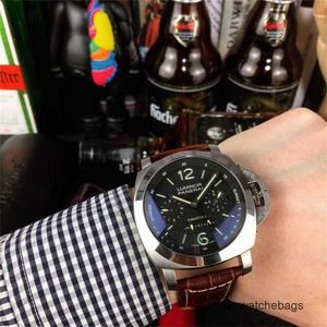 Panerei submesibls regarde Panerei Swiss Watch Sneak Series Mouvement automatique Sapphire Mirror 47mm CowHide Watchband Brand Italie Sport Wristwatche 3zln