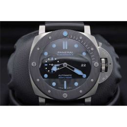 Panerei Watch Automatic Movement kijkt sporthorloges Paneraiss Watch Luminors Diving BMG-Tech 799 BMG (Black Metallic Glass)