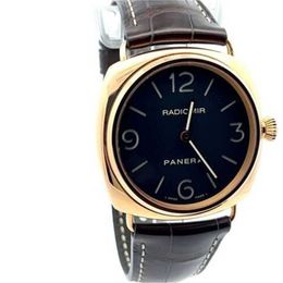 Panerei Watch Automatic Moving Watches Sports Watches Herren Paneraiss Radiomir Base PAM00231 18K Gold Solid Gold