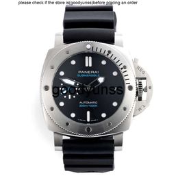 Paneris Watch Luxury horloge mode paneraii polshorloges onderdompeling pam00973 precisie staal automatische mechanische heren waterdichte ontwerper roestvrije high qua