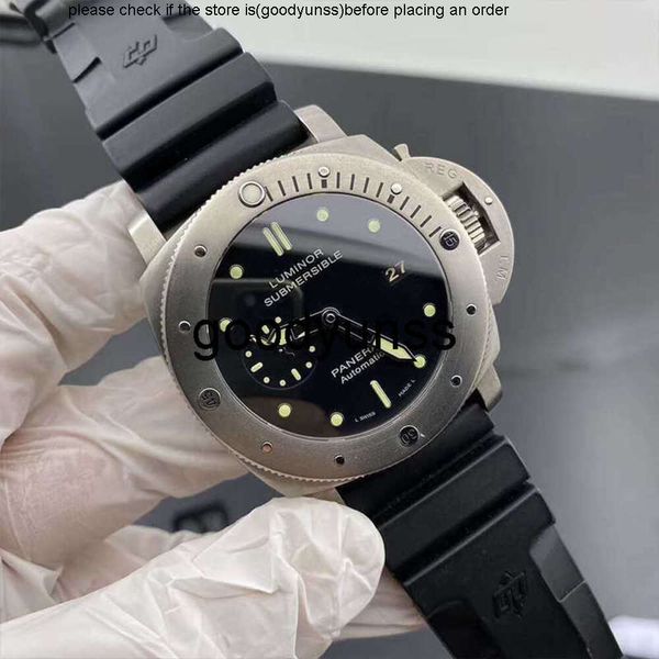 Paneris montre des montres mécaniques de luxe Paneraii Montre à bracelet Instant Hailumino 1950 Série PAM 00305 Automatique HETTER WORD IMPHERPORTHER FULL ENTOYless en acier inoxydable Q