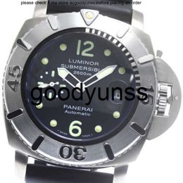 Paneris Watch Watch Designer Mens Paneraii Submersible 2500 PAM00285 Noir Cadran Automatique Luxury Full inoxyd-acier imperméable Wrists High Quali