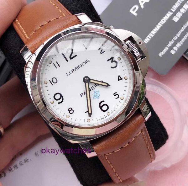 Pannerai Watch Luxury Designer 4 26W PAM00775 Manuel mécanique 44 mm