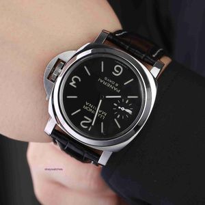 Pannerai Watch Luxury Designer Series acht dagen kettinghandleiding Mechanische heren Watch PAM00510