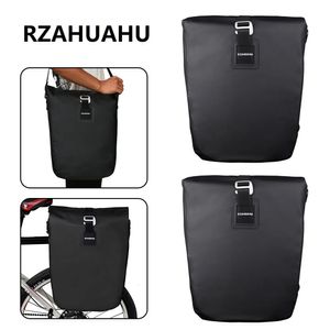 1 pièces RZAHUAHU sac de vélo étanche 20L voyage sac de cyclisme panier vélo arrière support siège arrière coffre sac vélo sac sacoches 231005