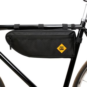 Bolsas de alforjas B-SOUL Bolsa de triángulo de bicicleta a prueba de agua Cuadro de bicicleta Bolsa de tubo delantero Gran capacidad Alforja de ciclismo Bolsa de embalaje Accesorios 230606