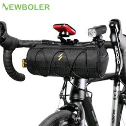 BOLER sac de vélo Portable guidon sacoche multi-usages sac à dos étanche vtt route cyclisme cadre Tube sac bande élastique 231124