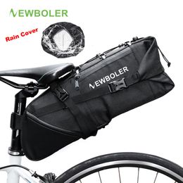 Alforjas Bolsas Boler Bicicleta Bicicleta Sillín Pannier Ciclo Ciclismo MTB Accesorios de asiento 810L Impermeable 221201