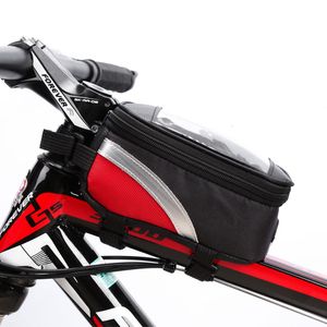 Fietstassen zakken fietsen fietsen fietsen kopje buis stuur mobiele telefoon case houder schermbevestiging met touchscreen 221201