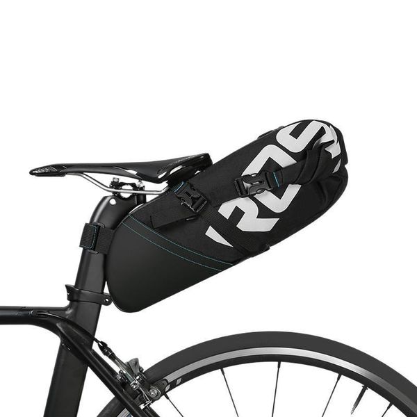 Bolsas de alforjas ESLNF Roswheel Lexuan Mountain Bycicle Bag Ciclismo Accesorio de gran capacidad Caja de sillín de bicicleta impermeable 230823