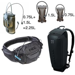 Sacs sacs EVOC Hip Pack Pro Hydratation Waist Mxxy Dualchamber Hydrapak Force 15L 075L Vessie à eau ultradurable 230811