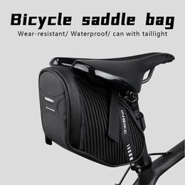 Sacoches INBIKE sac de selle de vélo sac de siège de vélo étanche sac de poteau de selle de vélo sac arrière ultraléger pochette de siège arrière de vélo 231129