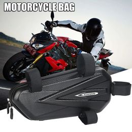 Sacoches Sacs Côté Moto Étanche EVA Hard Shell Cadre Paquet Vélo Électrique Suspendu Universel VTT Triangle Pochette 231017