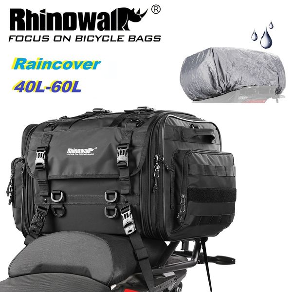 Sacoches sacs Rhinowalk moto sac 40 60L étanche siège arrière bagages voyage Top Case pour BMW 230925