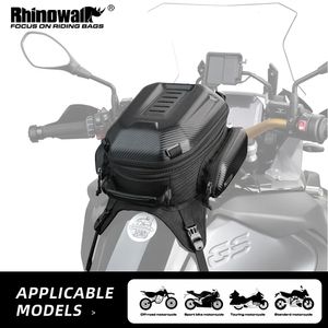 Rhinowalk Sac de réservoir de moto universel étanche 15 L 18 L convient à la plupart des motos Enduro Dual Sport Adv Sac à dos rigide en EVA 231030
