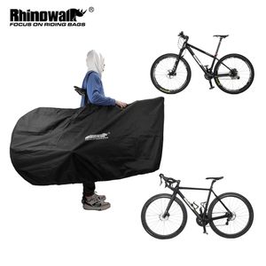 Fietstassen zakken Rhinowalk Mountain Bike Carry Bag voor 26275 inch draagbare fietsen MTB 700C Travel Bycicle Accessories Outdoor Sport 221201