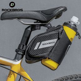 Fietstassen tassen rockbros 15l fietszak water afstotende duurzame reflecterende mtb road fiets met fles zakaccessoires 230811