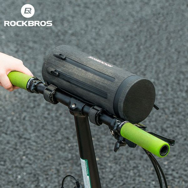 Sacoches Sacs ROCKBROS Sacoche De Vélo Étanche Vélo Avant Sac VTT Route Guidon Sacoche Multi-usage Grande Capacité Sac À Dos Vélo Sac 230616